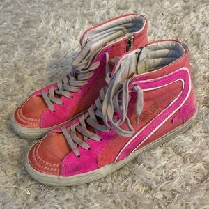 Golden Goose Pink Highlighter Slide Sneaker